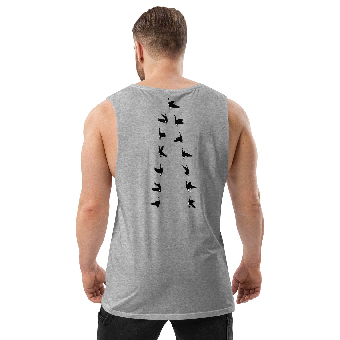 Men’s drop arm tank top