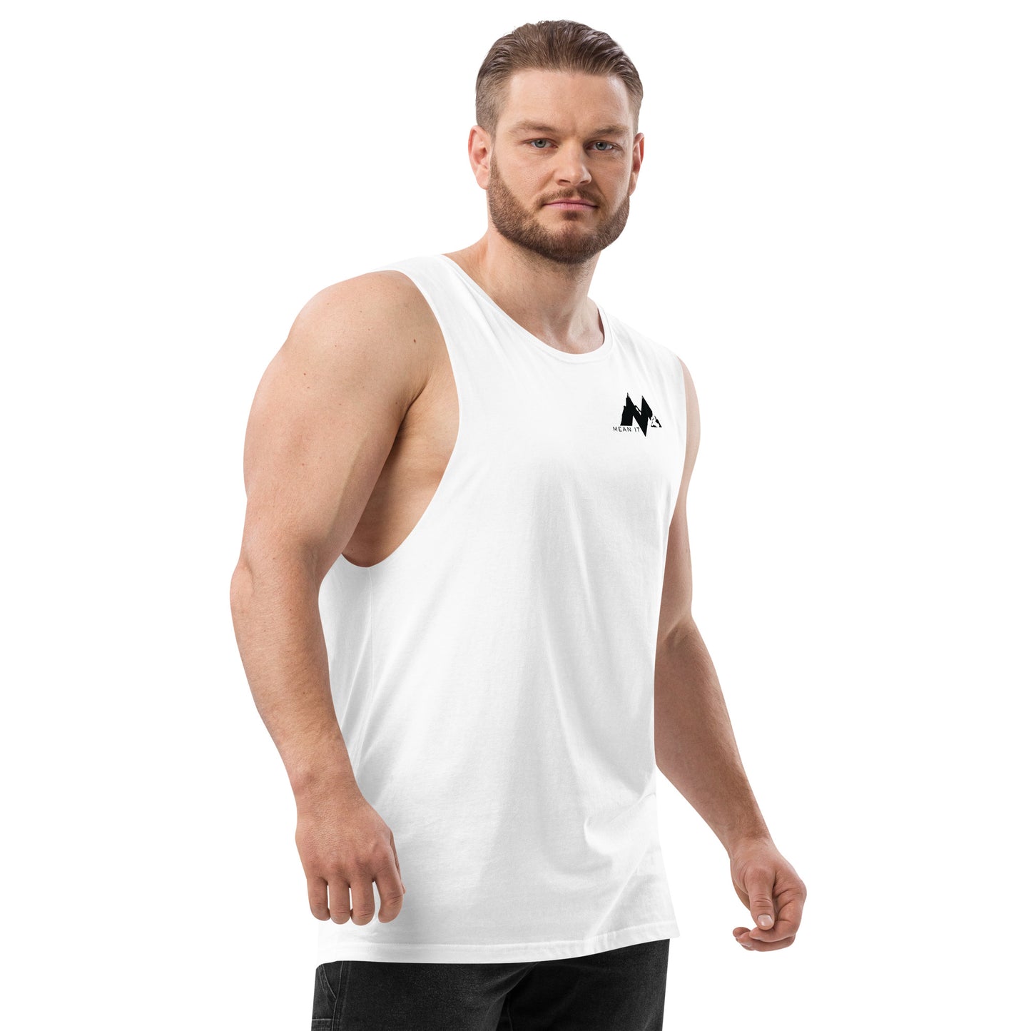 Men’s drop arm tank top